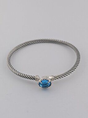 David Yurman Bracelet with Blue Topaz